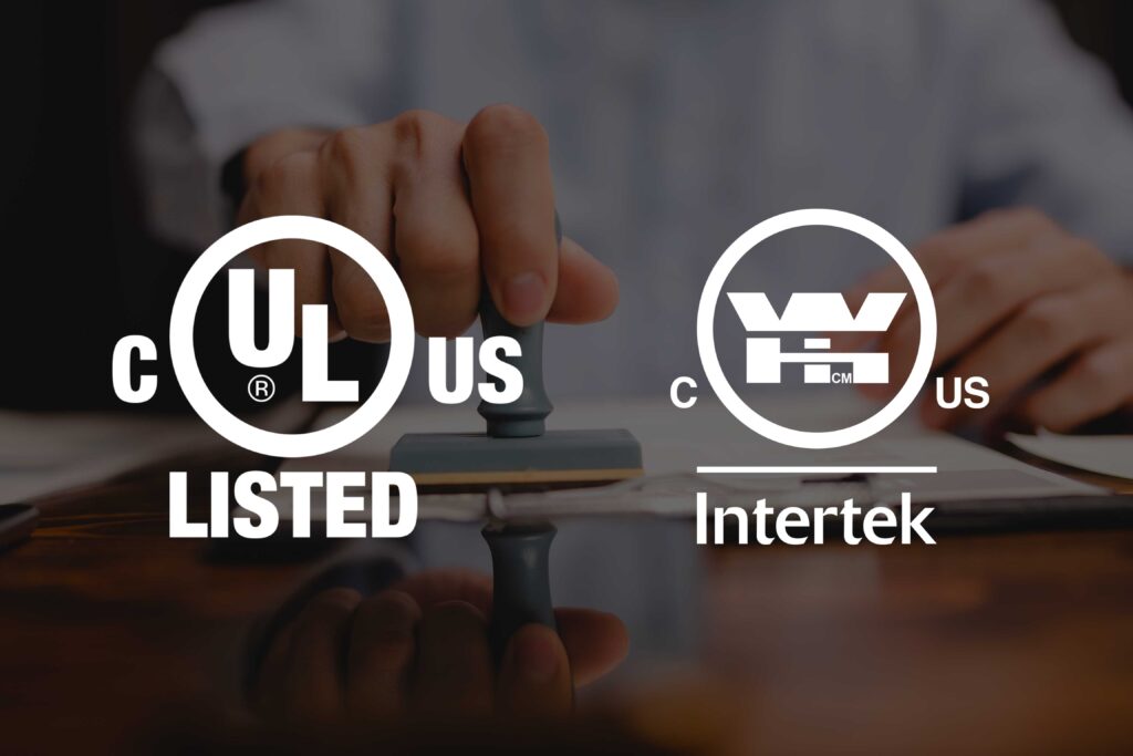 CertificationULIntertek