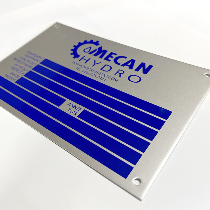 Serigraphie sur metal 1